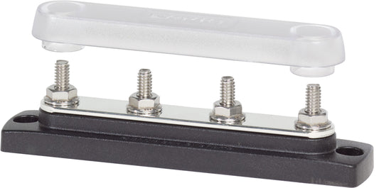 Common 150A BusBar - Four 1/4"-20 Studs with Cover