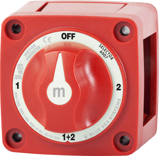Battery Switch M Series 4 Position OFF-1-2 or 1+2