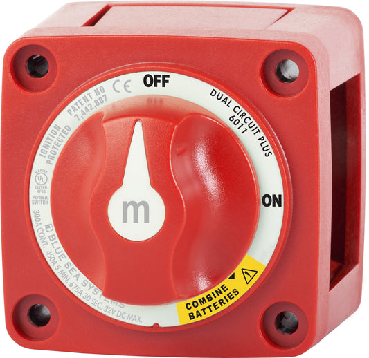 Battery Switch M Series Dual Circuit Plus ON-OFF-COMBINED